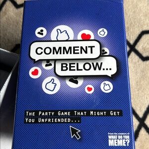 Comment Below - Party Game by What Do You Meme? Board Game Night barely used